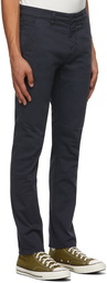 Nudie Jeans Navy Slim Adam Trousers