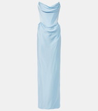 Vivienne Westwood Galaxy strapless satin gown