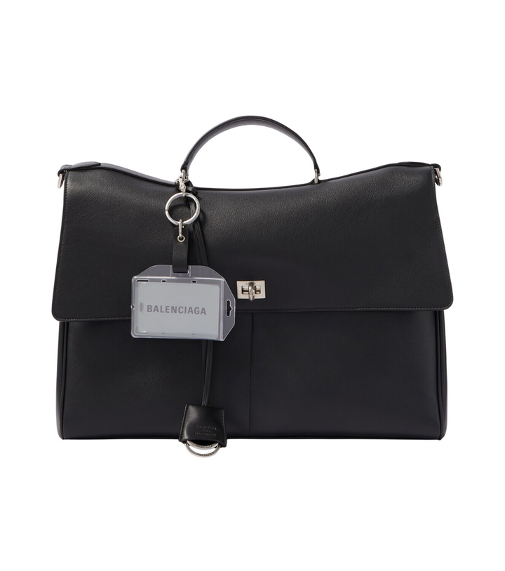 Photo: Balenciaga Rodeo leather briefcase