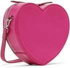 Versace Kids Pink 'La Medusa' Heart Bag