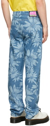 Marc Jacobs Heaven Blue Heaven by Marc Jacobs Laser Floral Jeans