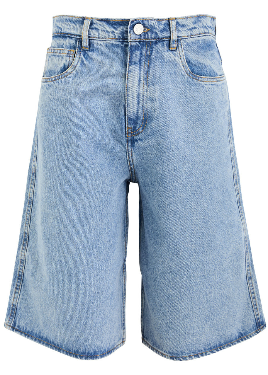 Coperni Denim Shorts Light Blue