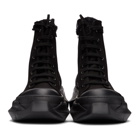 Rick Owens Drkshdw Black Abstract High Sneakers