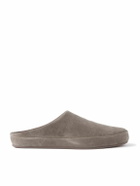 Loro Piana - Tomori Suede Mules - Gray