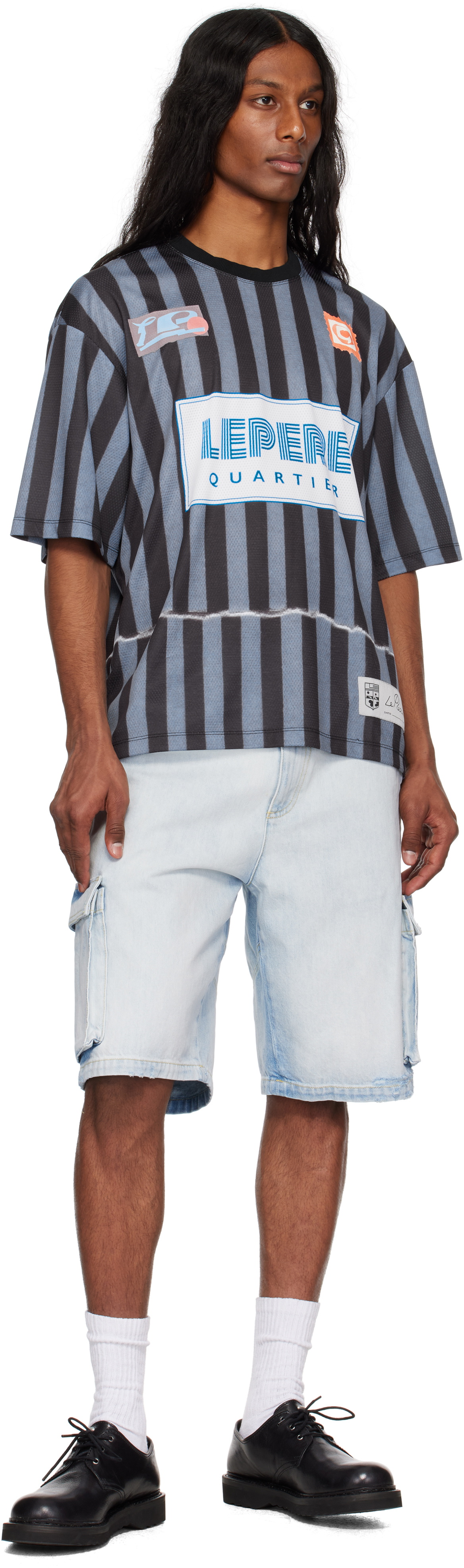 le PÈRE Black & Gray Antonio Carrau Edition LPFC Mesh Jersey