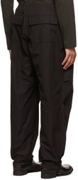 The Row Black Antico Trousers