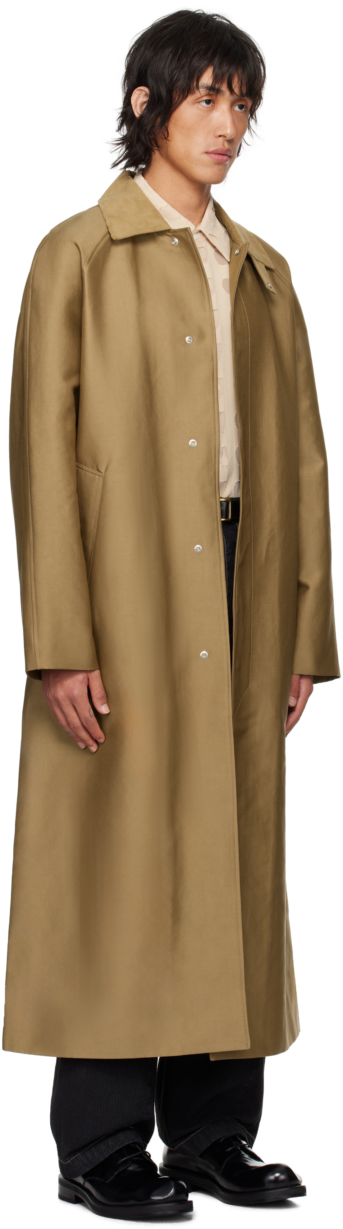 Sunflower Tan Raglan Long Coat Sunflower