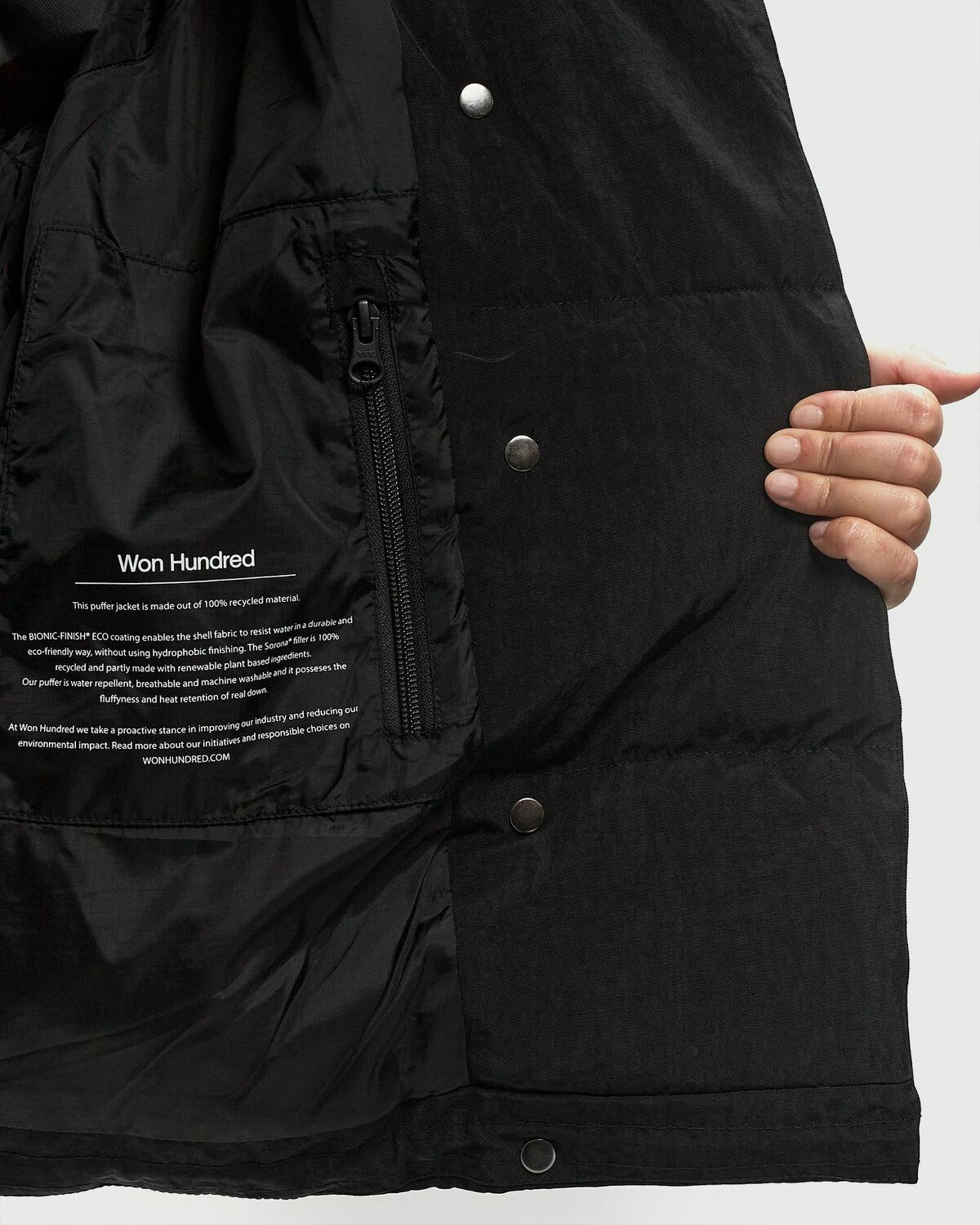 Won Hundred Fellows Jacket Black Down & Puffer Jackets