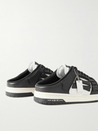 AMIRI - Skel-Top Colour-Block Leather Slip-On Sneakers - Black