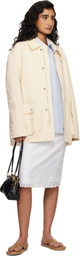 Dunst Off-White Cotton Chore Jacket