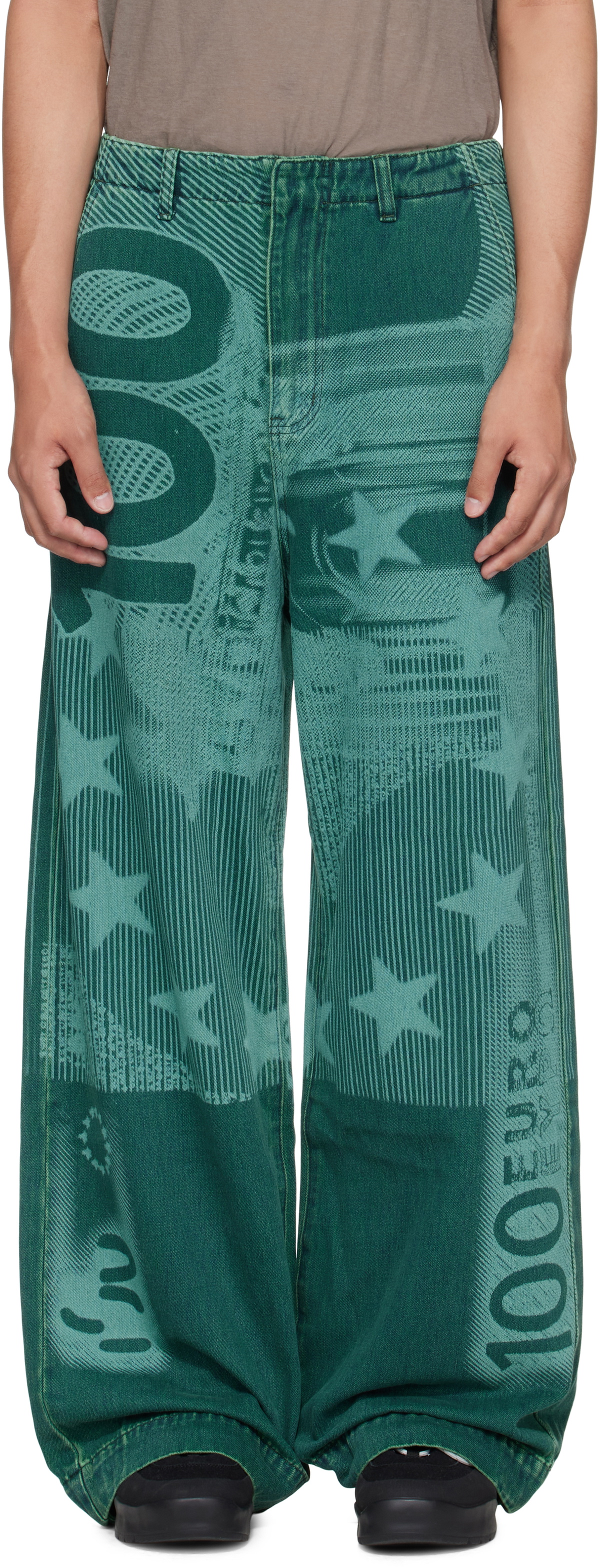 Gerrit Jacob Blue Overdyed Jeans
