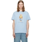 Polo Ralph Lauren Blue Classic Fit Polo Bear Jersey T-shirt