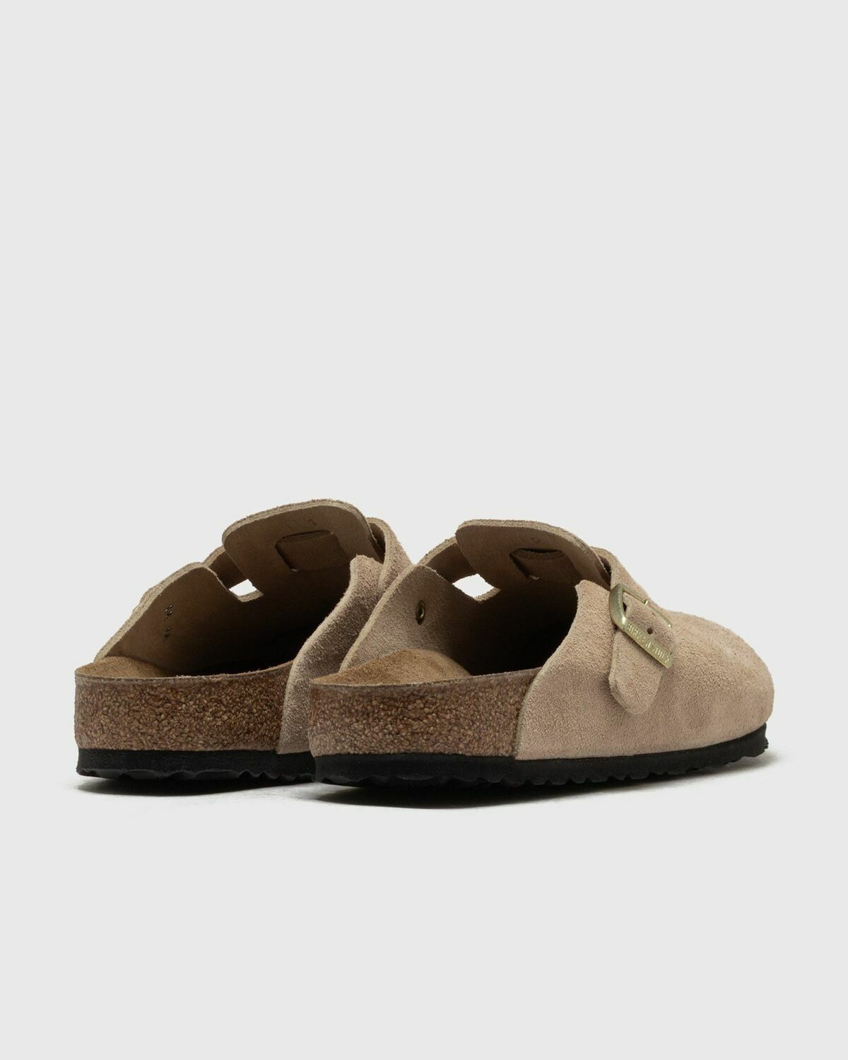 Birkenstock Boston BS Suede Leather Brown Womens Casual Shoe