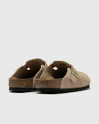Birkenstock Boston BS Suede Leather Brown Womens Casual Shoe