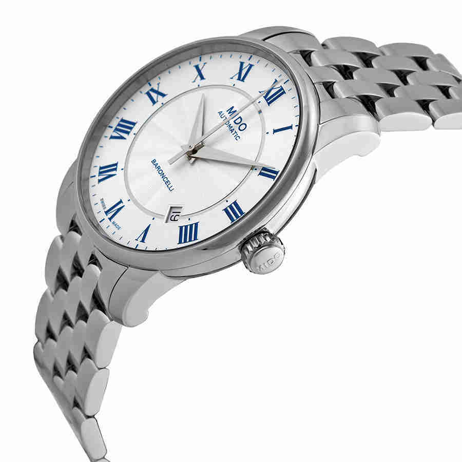 Mido Baroncelli Automatic White Dial Mens Watch M86004211