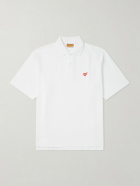 Human Made - Logo-Detailed Cotton-Piqué Polo Shirt - White