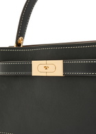 Tory Burch Lee Radziwill Mini Pebbled Leather top Handle bag - Black - One Size