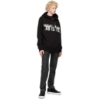 Versace Jeans Couture Black and White Logo Hoodie