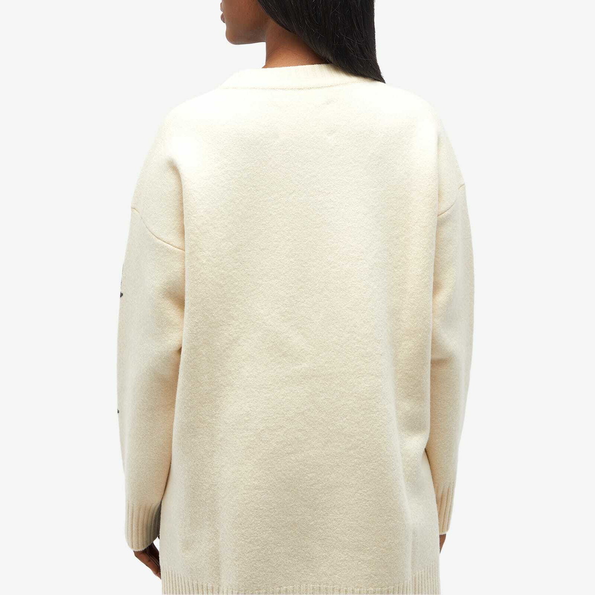 Jil Sander Women's Cherry Knitted Jumper in Beige Jil Sander