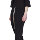 Rick Owens Drkshdw Black Prisoner Drawstring Lounge Pants