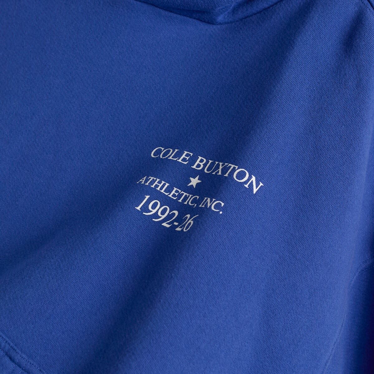 Cole Buxton Men's Athletic Inc Hoodie in Blue