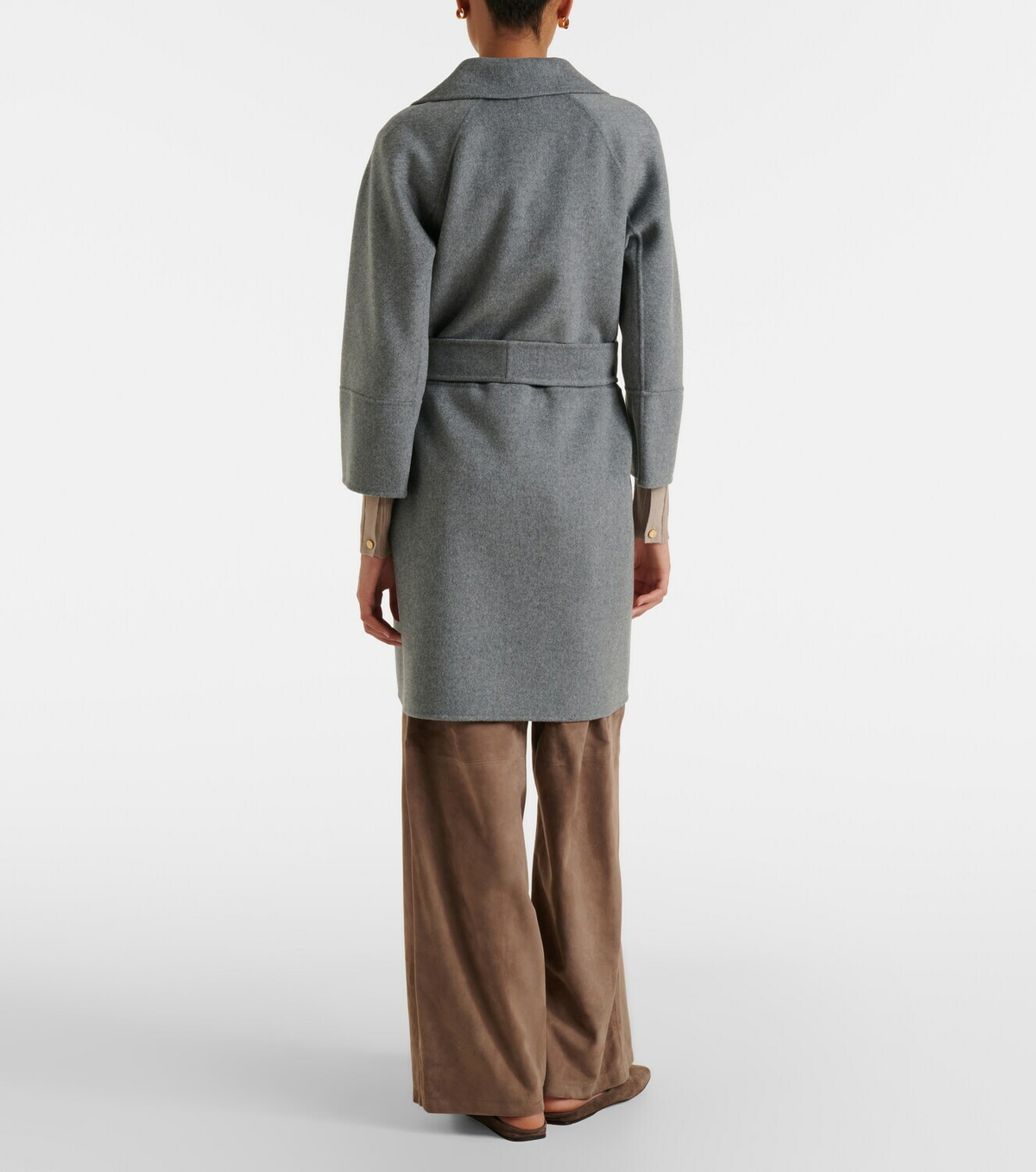 'S Max Mara Virgin wool wrap coat