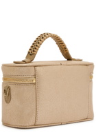 Stella Mccartney Falabella Faux Suede Vanity Case - Gold - One Size