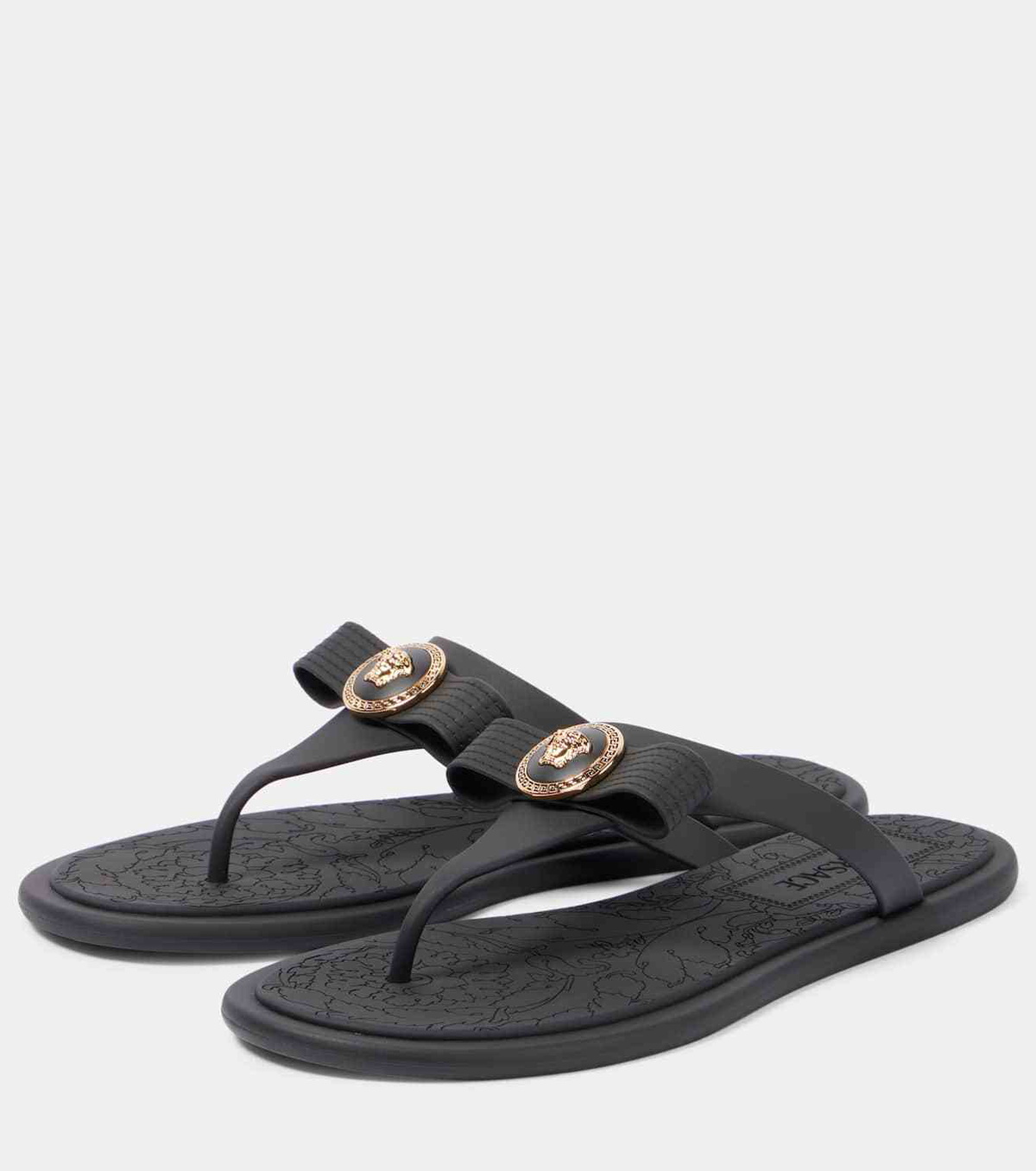 Versace Medusa thong sandals