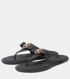 Versace Medusa thong sandals