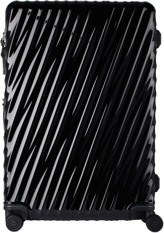 Photo: Tumi Black Extended Trip Expandable 4 Wheeled Suitcase