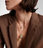 Foundrae Dream & Reverie 18kt gold charm necklace with diamonds