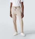Brioni Cotton-blend jersey sweatpants