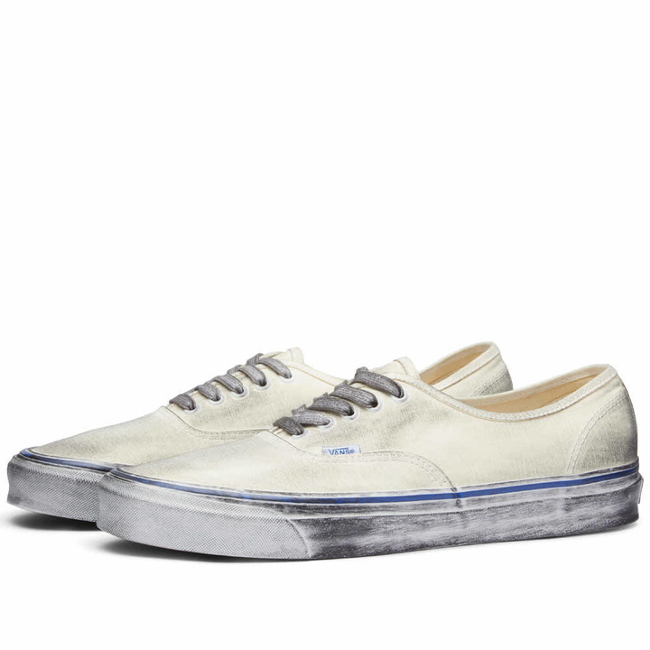 Photo: Vans Vault UA OG Authentic LX Sneakers in Stressed Classic White