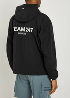 Represent 247 Hooded Shell Jacket Black