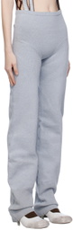Sinéad O’Dwyer Blue Ribbed Lounge Pants