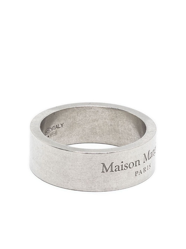 Photo: MAISON MARGIELA - Ring With Engraved Logo