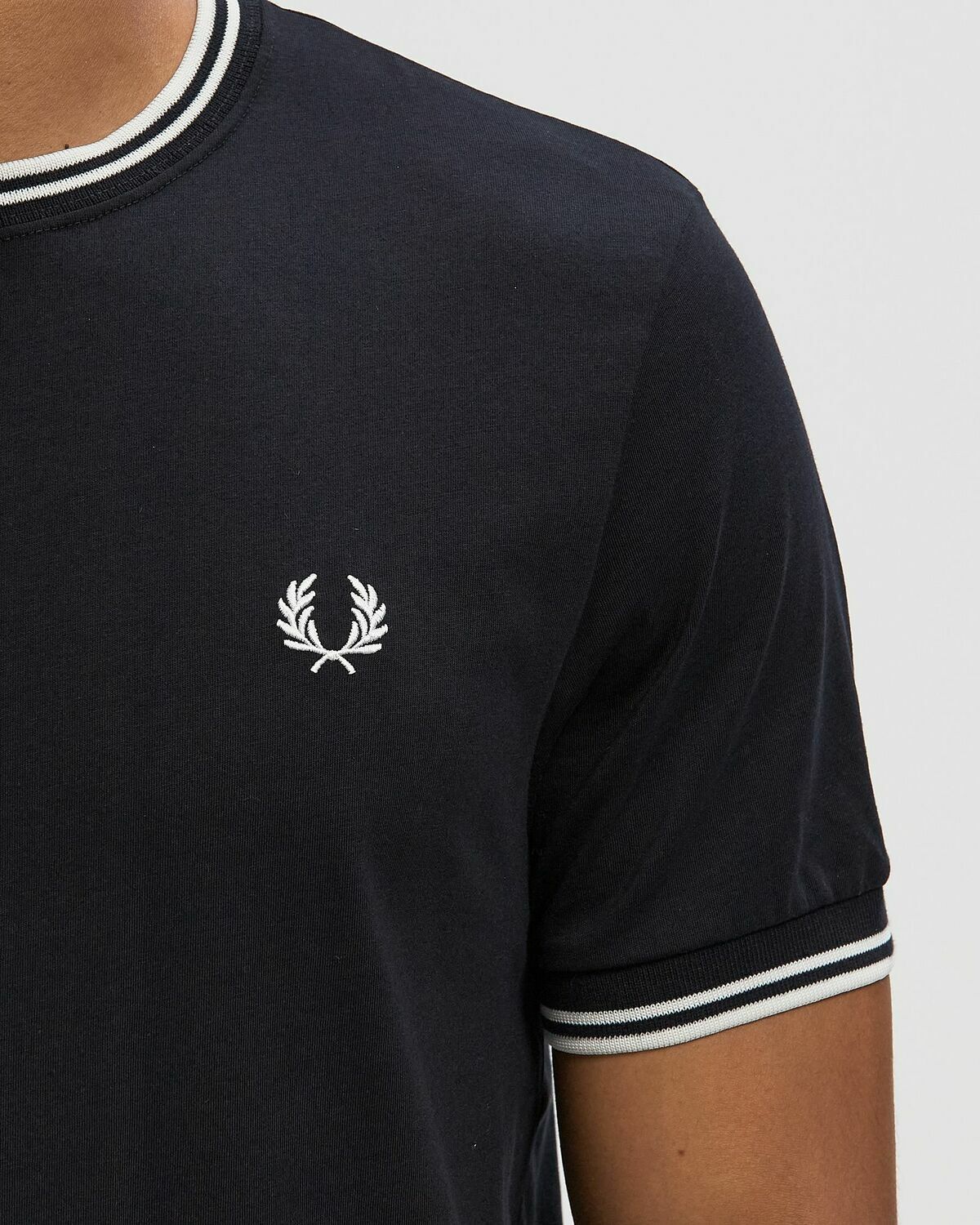 Fred Perry TWINTIPPEDT-SHIRT Blue Mens Shortsleefe