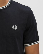 Fred Perry TWINTIPPEDT-SHIRT Blue Mens Shortsleefe