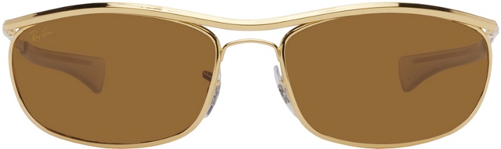 Photo: Ray-Ban Gold Olympian I Deluxe Sunglasses