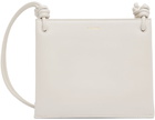 Jil Sander Off-White Calfskin Small Shoulder Bag