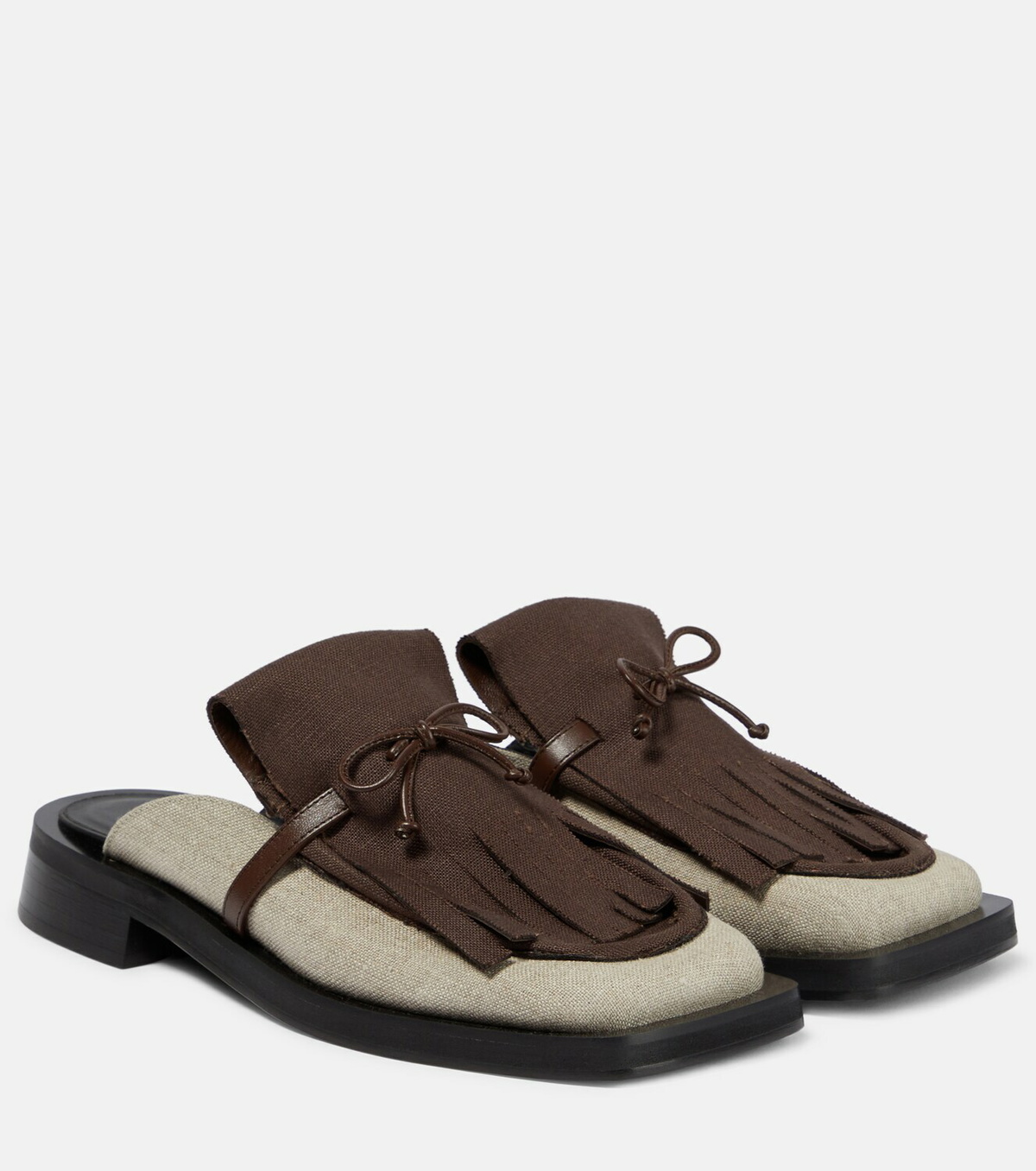 Gia Borghini - GIA/RHW Rosie 40 linen slippers