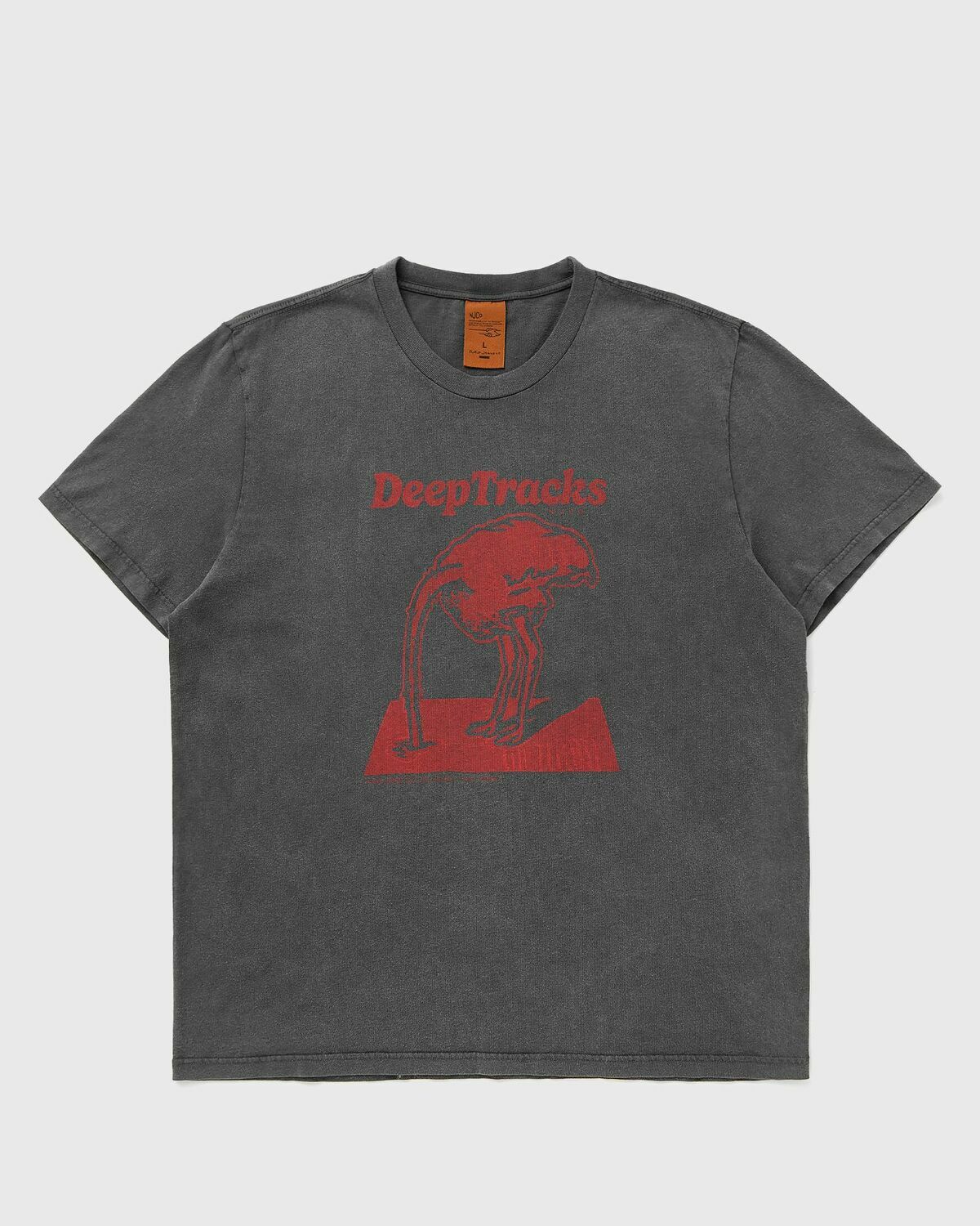 Nudie Jeans Roy Deep Tracks Tee Grey Mens Shortsleefe