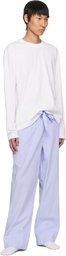 Tekla White Long-Sleeved T-shirt