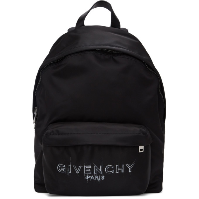 Photo: Givenchy Black Logo Urban Backpack