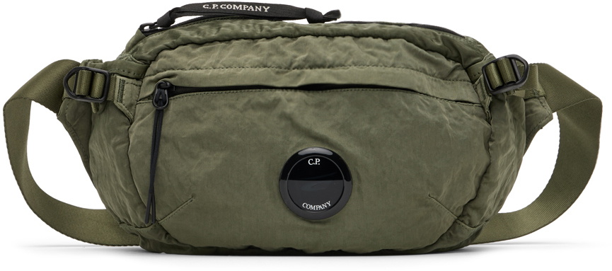 C.P. Company Khaki Nylon B Crossbody Bag