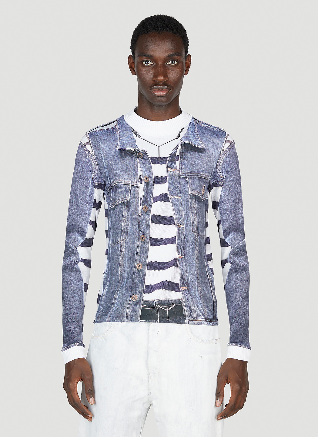 Y/Project x Jean Paul Gaultier Trompe L'Oeil Jacket Top