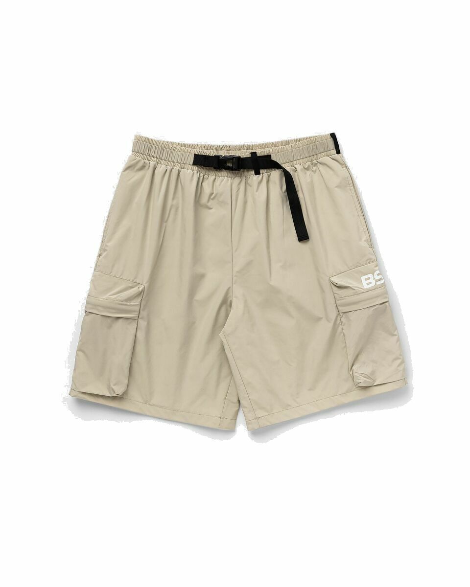 Photo: Bstn Brand Lightweight Cargo Shorts White - Mens - Cargo Shorts/Sport & Team Shorts