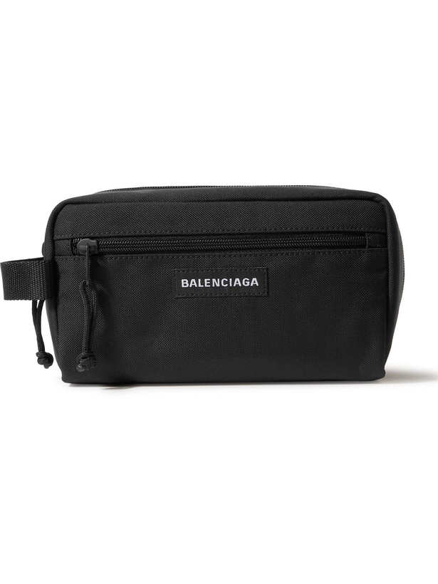 Photo: Balenciaga - Logo-Appliquéd Recycled Nylon Wash Bag