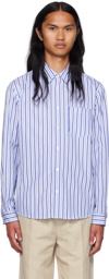 A.P.C. Blue & White Clément Shirt