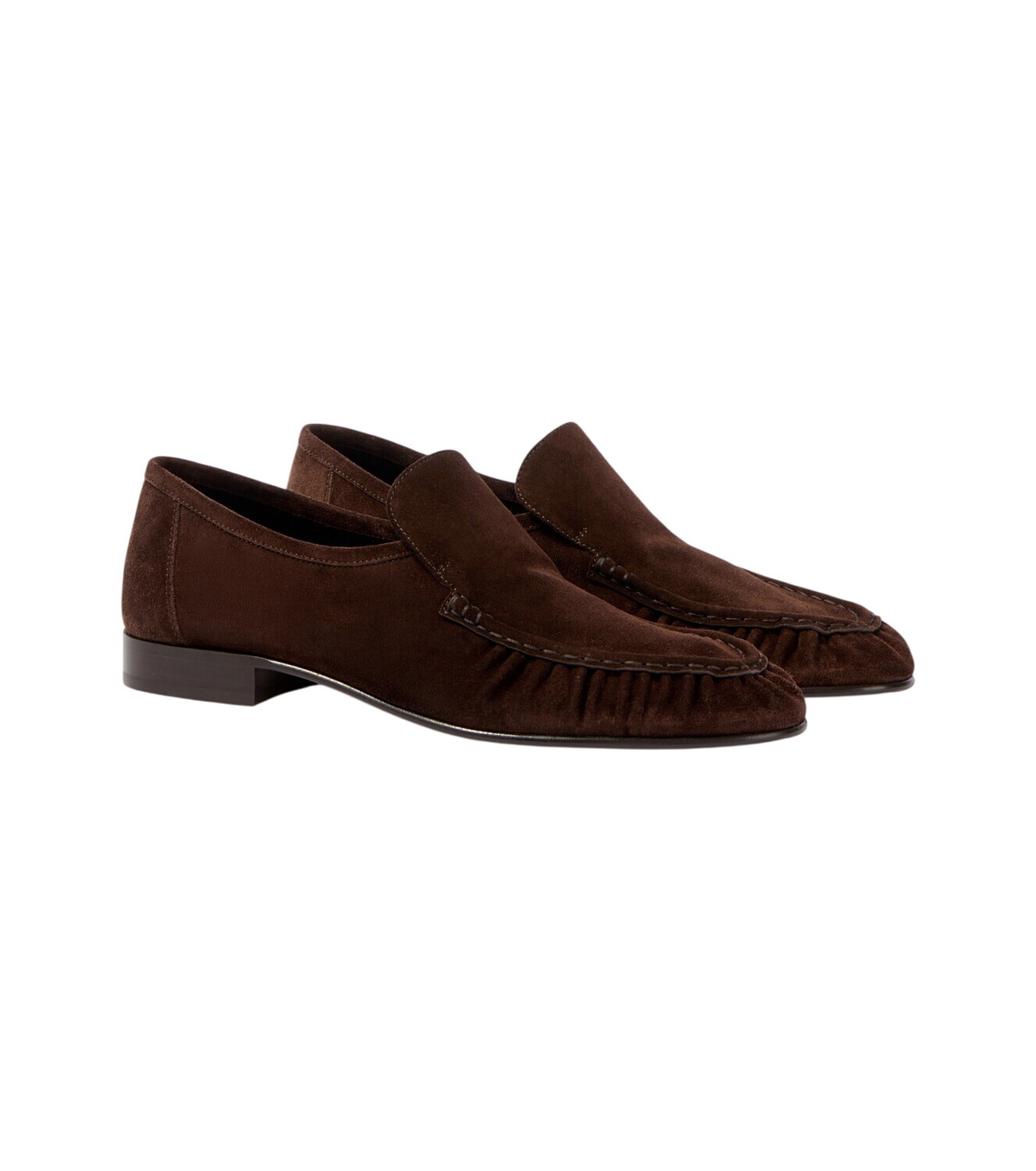 The Row - Sailor Full-Grain Leather Boat Shoes - Black The Row